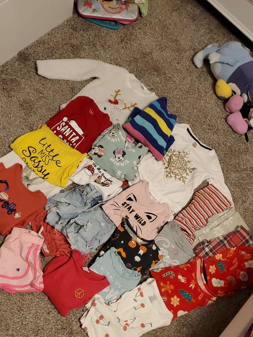 Mixed Girls' Clothing Lot - Multicolor Tops & Shorts - Picture 2 of 16